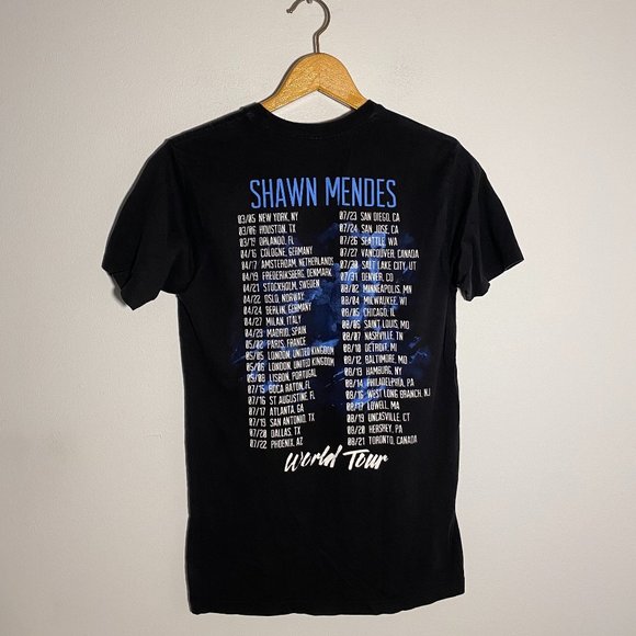Shawn Mendes World Tour Concert T--Shirt Size S - Picture 2 of 8